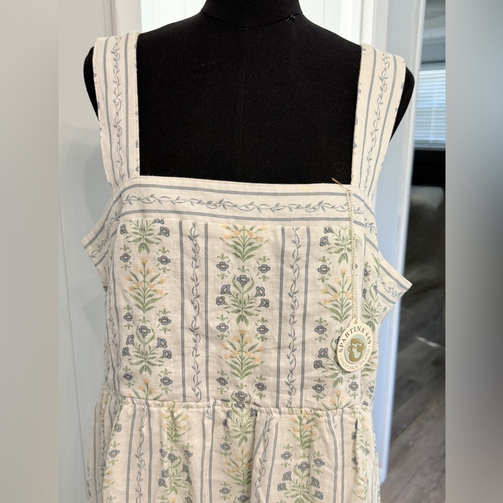 #13)  NWT Spartina 449 100% Linen Dress ( photo #2 true color)make an offer!!;) - Picture 4 of 11